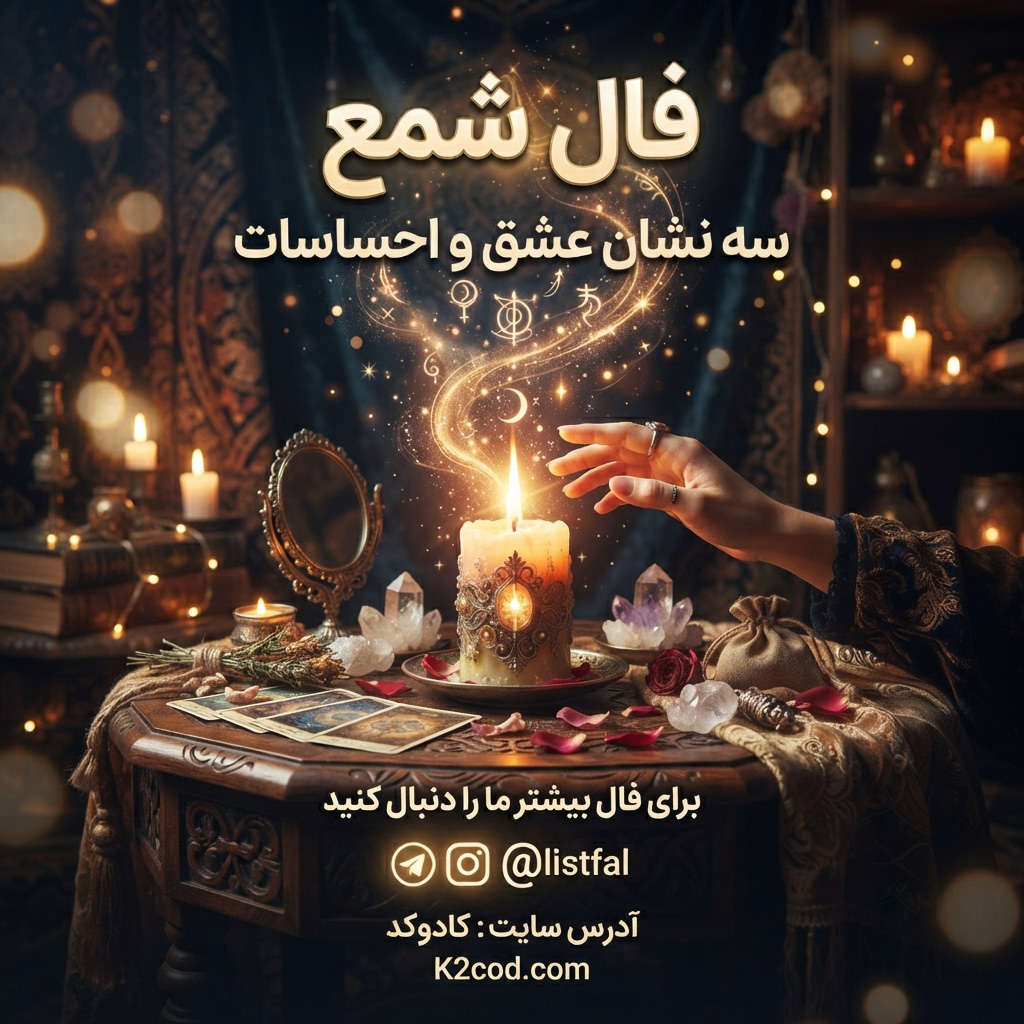 فال شمع سه نشان عشق و احساسات