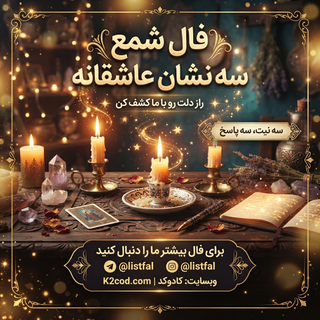 فال شمع سه نشان عشق